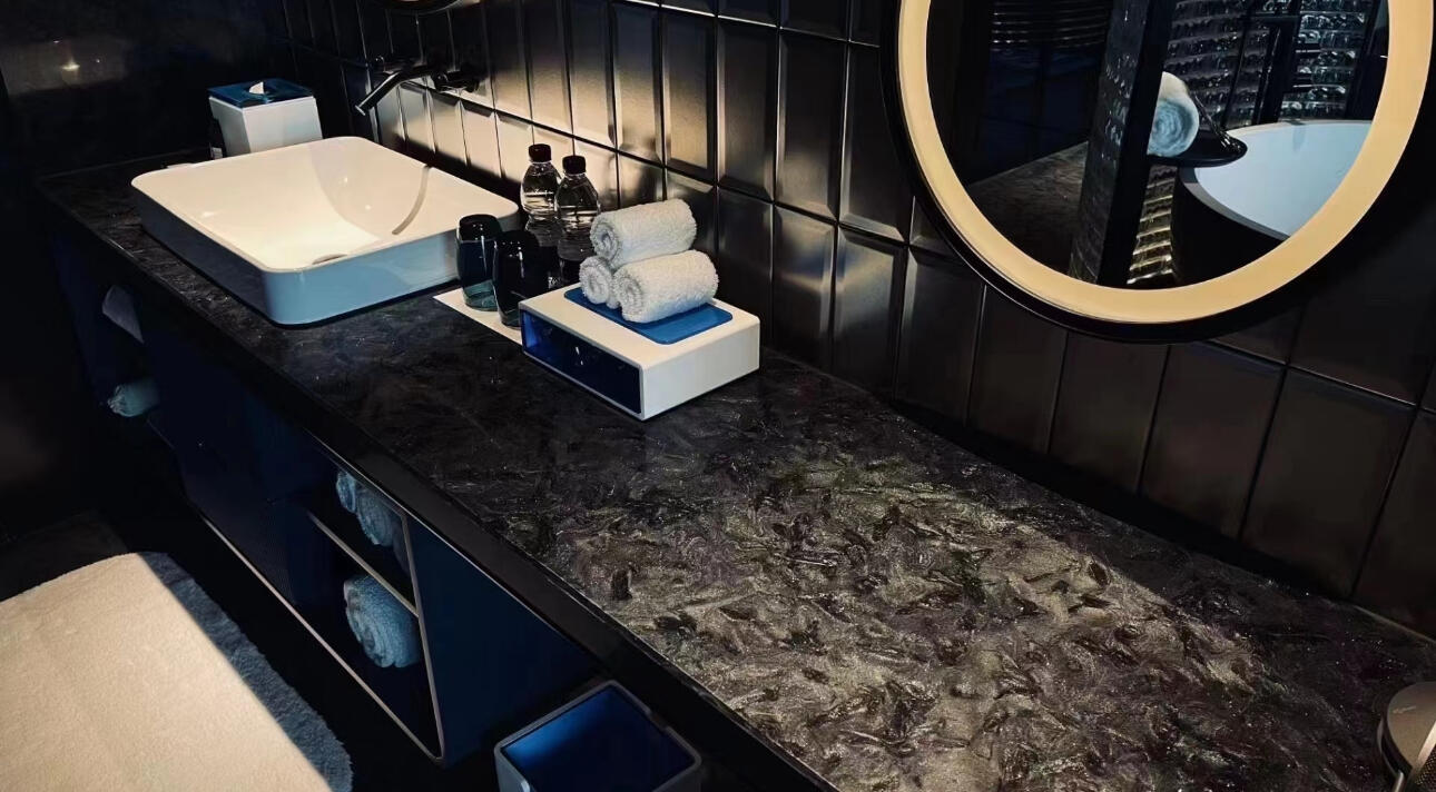 安哥拉黑花崗巖石材顏色均勻度控制