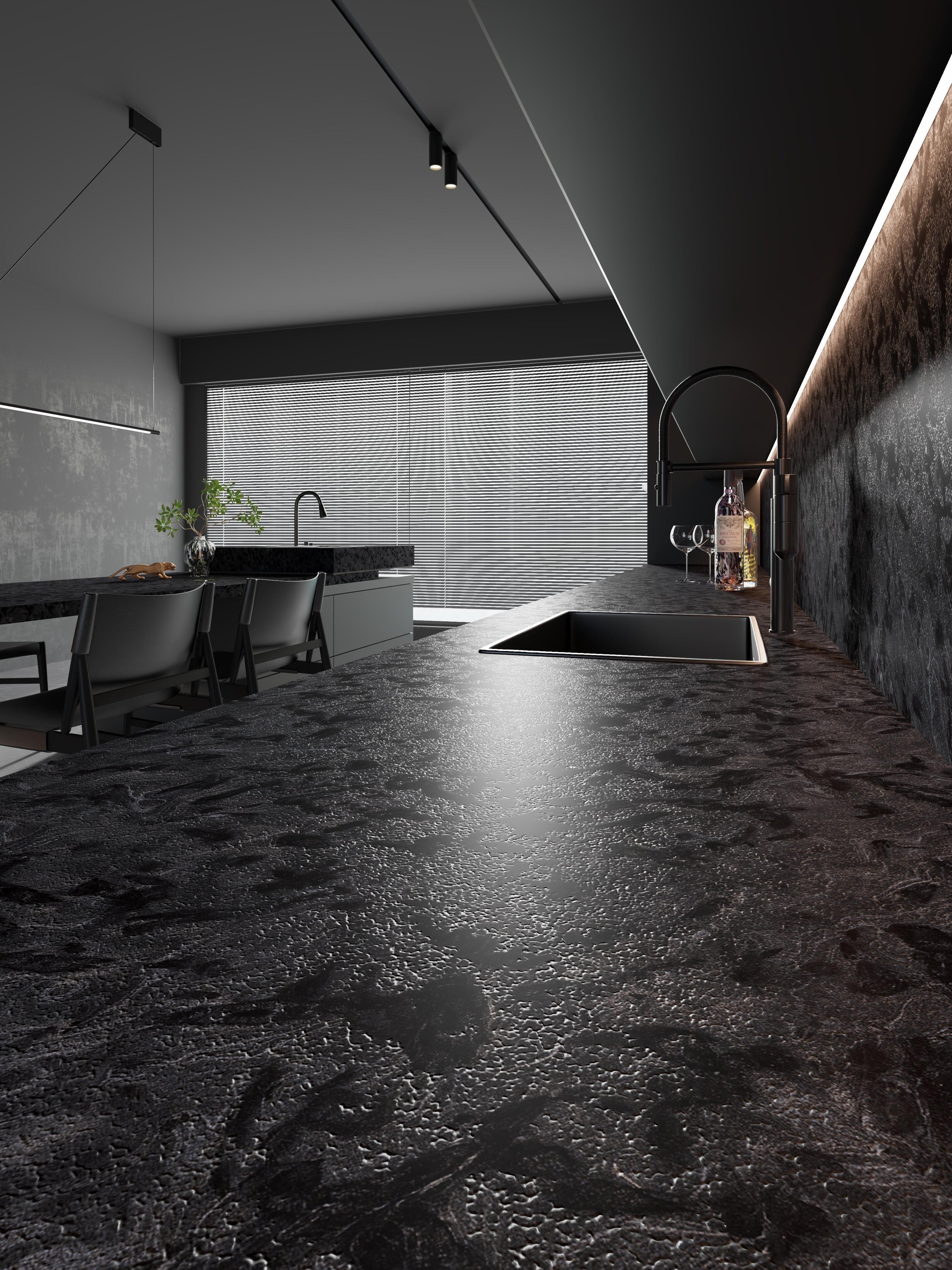 安哥拉黑光面大理石按平方米計價的廠家實售價格(圖2)