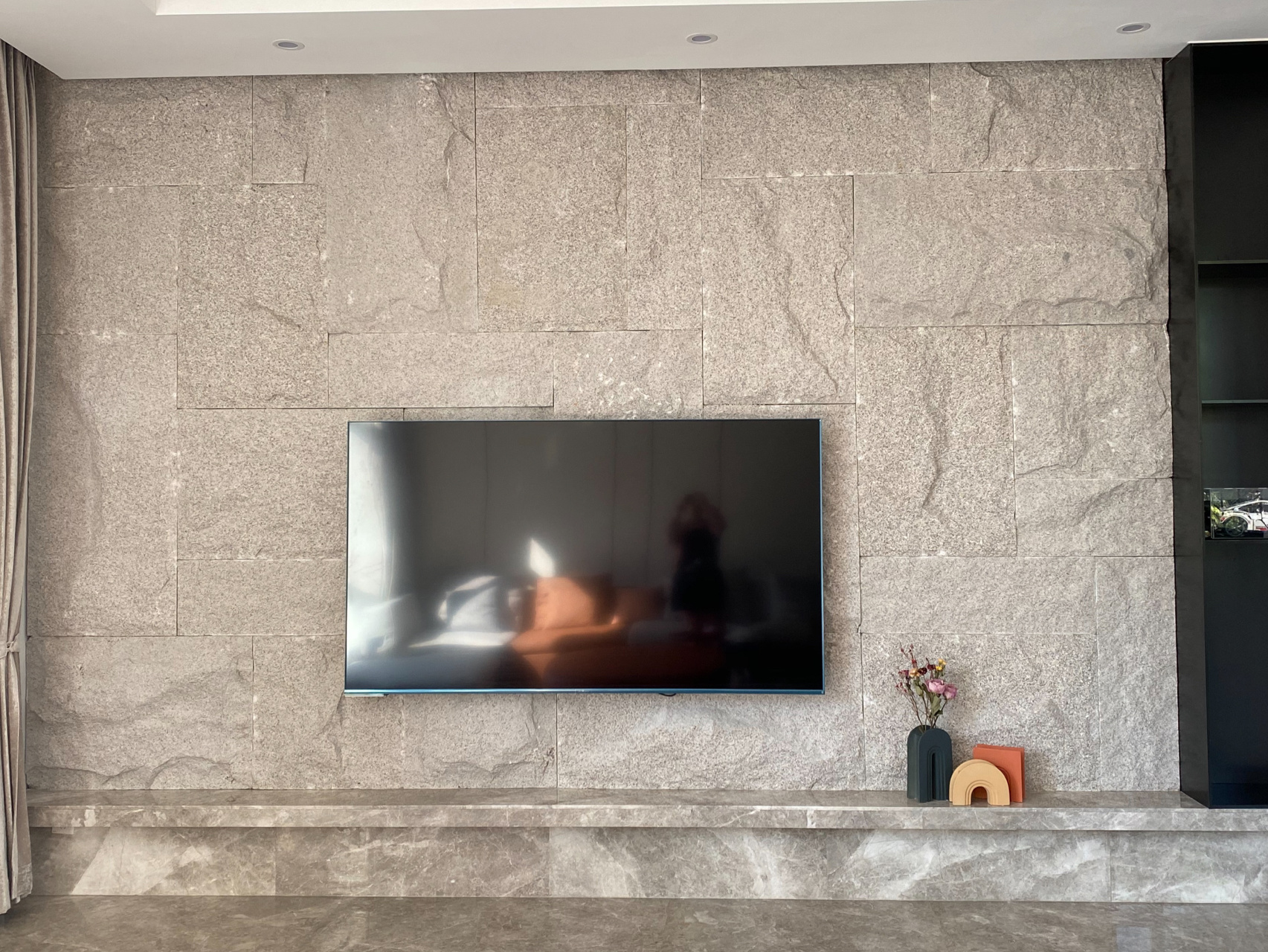 用微晶石做的背景墻