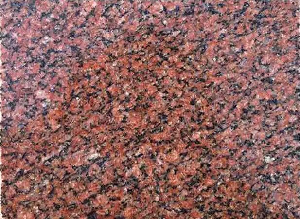 將軍紅大理石光面與荔枝面表面處理