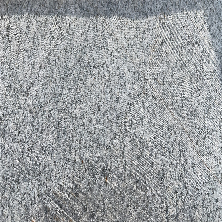 魯灰石材廠家生產(chǎn)魯灰3公分地鋪石火燒板深灰大理石(圖3)