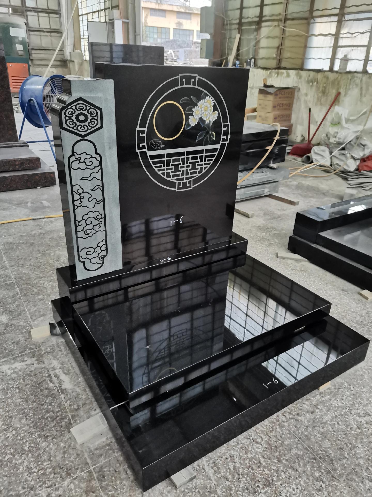 供應(yīng)芝麻黑墓碑石樣品提供