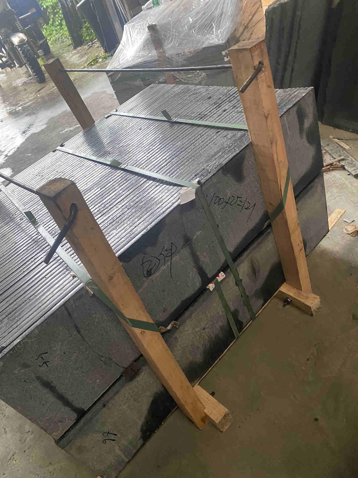 黑色大理石每平方費用黑金沙水景石材加工廠家(圖3)