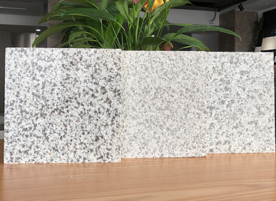 芝麻白荔枝面鋪裝問題