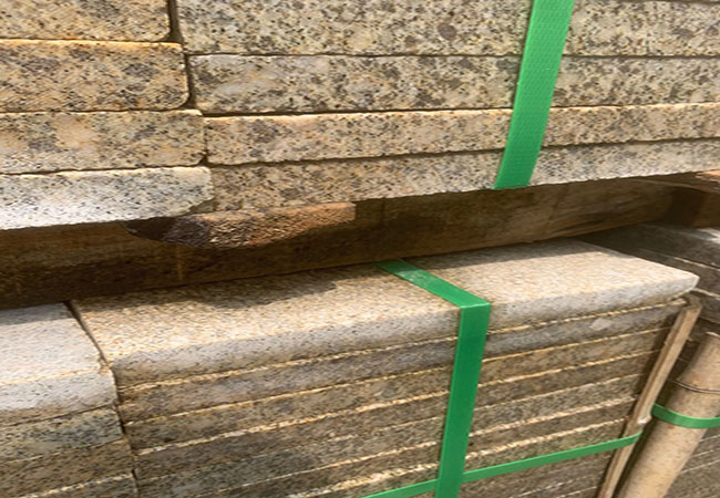 黃金麻荔枝面地面鋪貼