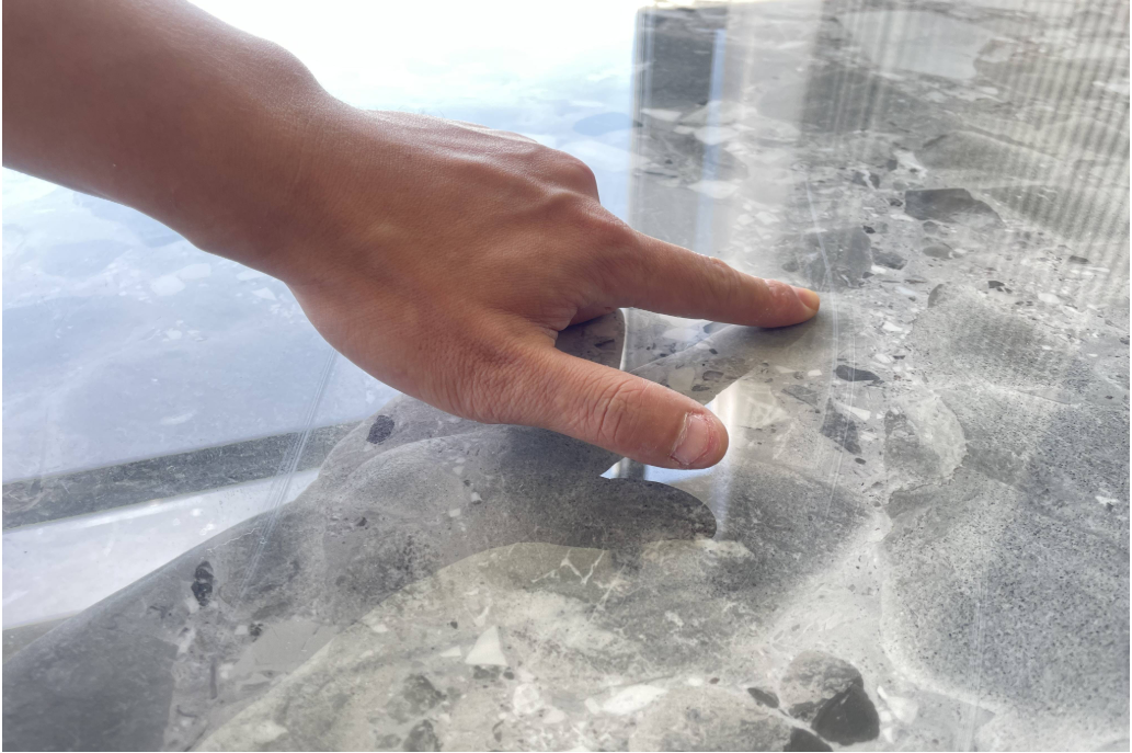人造石、瓷磚、大理石表面劃痕腐蝕怎么處理(圖1)