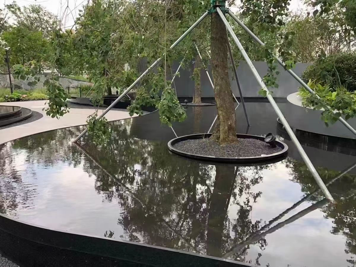 石材水景、彎道、壓頂如何測量計算用料(圖1)